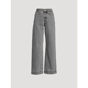 BITE Studios Wide Leg High-Rise Jeans - 24, Gray